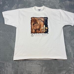 Jerzees Men's White T-shirt